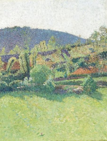 Le Chemin D'entree Sur Le Domaine De Marquayrol Oil Painting by Henri Martin