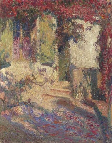 Pergola A La Porte Sud De Marquayrol Oil Painting by Henri Martin