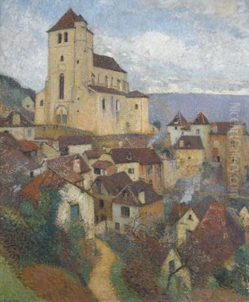 Saint-cirq La Popie Oil Painting by Henri Martin