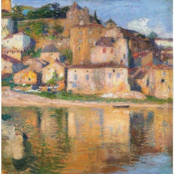 Vue De Puy L'eveque Oil Painting by Henri Martin