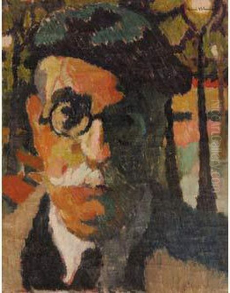 Portrait D'homme Oil Painting by Henri Martin