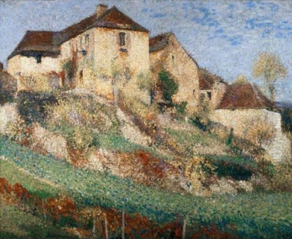 Paysage Avec Maison Oil Painting by Henri Martin