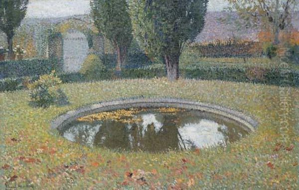 Le Bassin De Marquayrol Oil Painting by Henri Martin