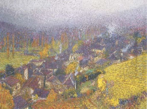 Automne Sur Labastide Du Vert Oil Painting by Henri Martin