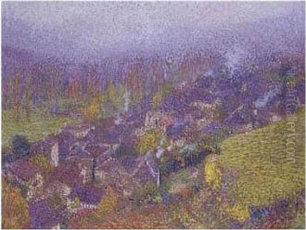 Automne Sur La Bastide Du Vert Oil Painting by Henri Martin