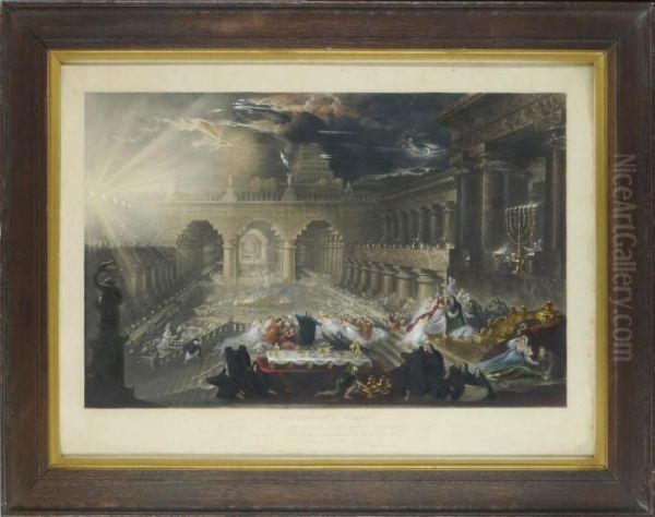 Belshazzar's Feast Oil Painting by John Martin