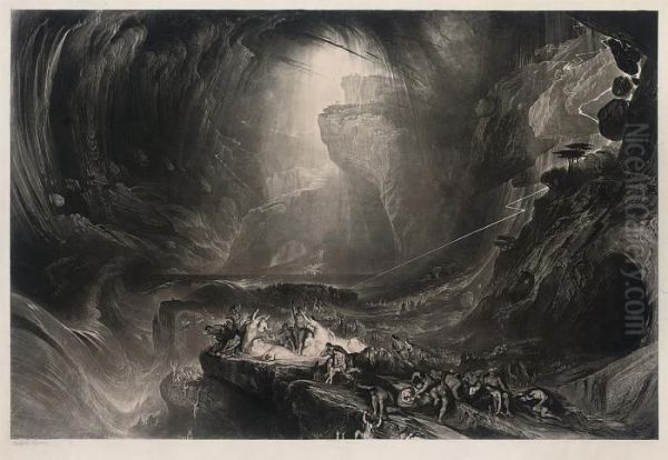 The Deluge Oil Painting by John Martin