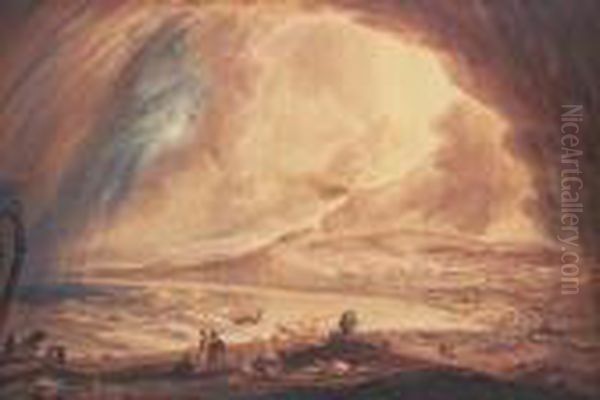 The Tongues Offire Oil Painting by John Martin