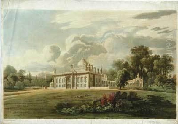 Views Of Sezincot House by John Martin