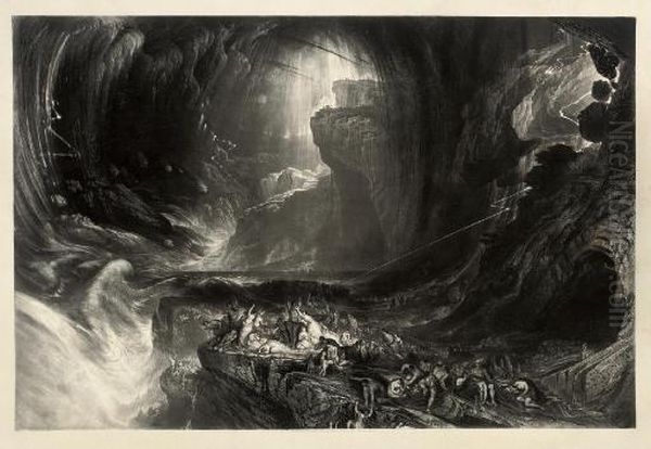 The Deluge Oil Painting by John Martin