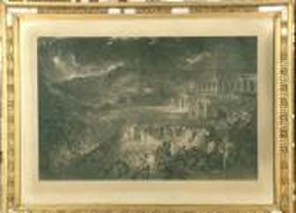 The Fall Of Ninevah Oil Painting by John Martin