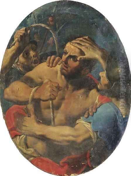 The Capture of Samson Oil Painting by Paolo Pagani