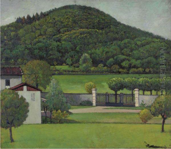 Paesaggio Oil Painting by Piero Marussig