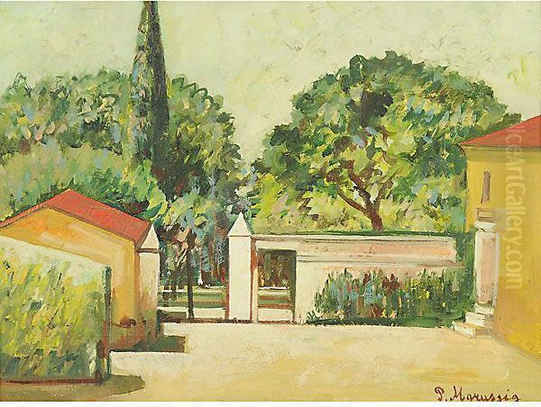 Entrata Al Parco Oil Painting by Piero Marussig