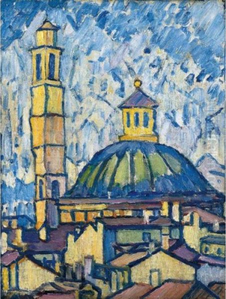 San Carlo Oil Painting by Piero Marussig