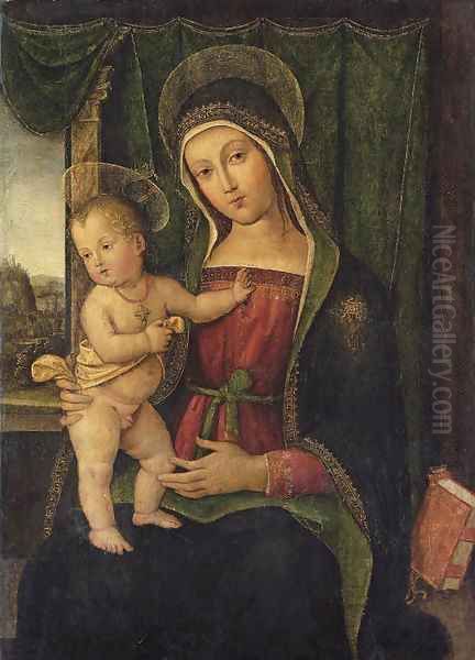 The Madonna and Child Oil Painting by Bernardo Pintoricchio