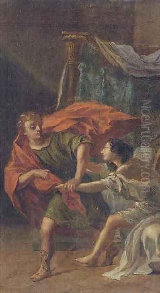 Joseph and Potiphar's wife Oil Painting by Camillo Procaccini