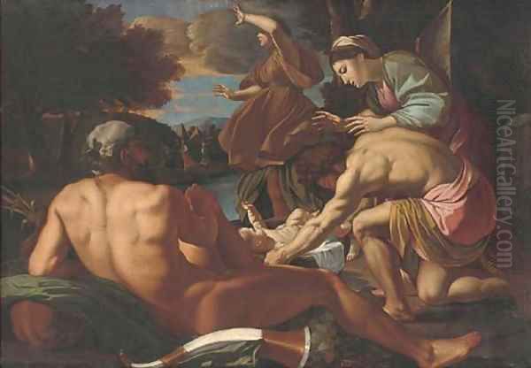 The Finding of Moses Oil Painting by Nicolas Poussin