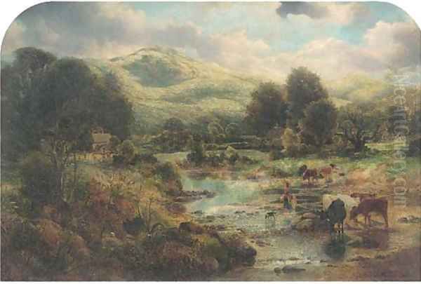 At Bettws-y-coed, North Wales Oil Painting by Sidney Richard Percy