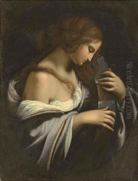 Saint Catherine of Alexandria Oil Painting by Simone Pignoni