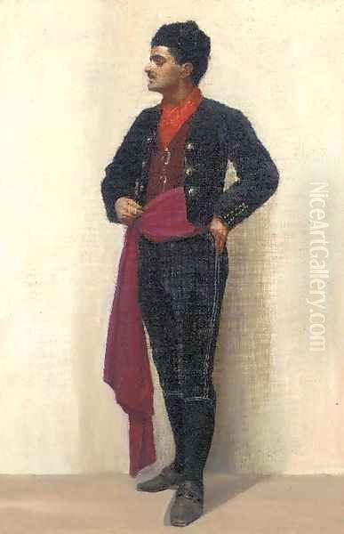 A matador Oil Painting by John Phillip