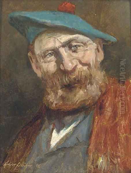 A Scotsman Oil Painting by Henrie Pitcher