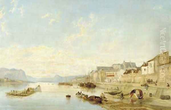 Bonn on the Rhine Oil Painting by Joseph Paul Pettitt