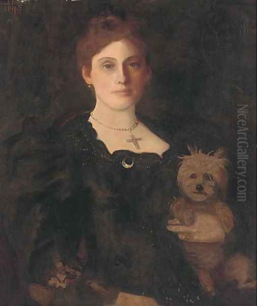 Portrait of a lady Oil Painting by Maud Porter