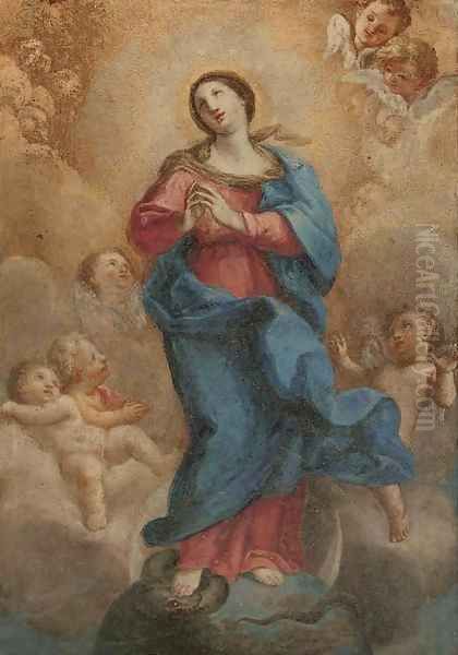 The Immaculate Conception Oil Painting by Giuseppe Passeri