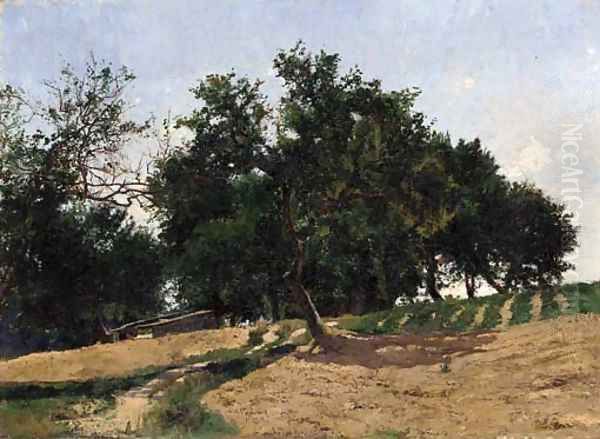 Summer Landscape Oil Painting by William Lamb Picknell