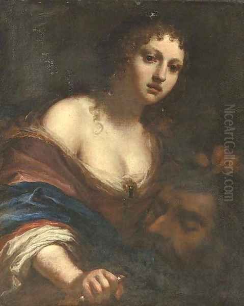 Judith with the head of Holofernes Oil Painting by Simon Pignone