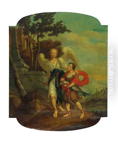 Tobias and the Angel Oil Painting by Hendrick Pola