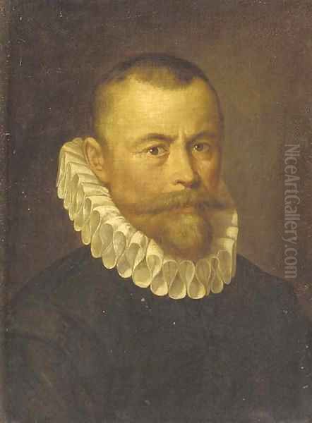 Portrait of a gentleman Oil Painting by Frans Pourbus the younger