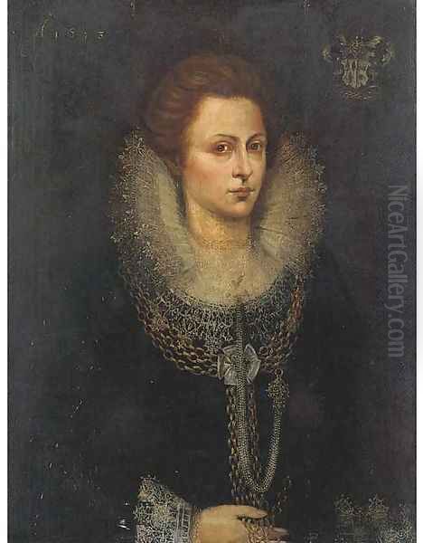 Portrait of a lady Oil Painting by Frans Pourbus the younger