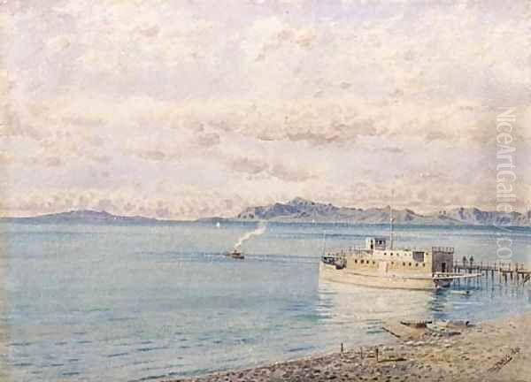 Garfield Beach, Great Salt Lake Oil Painting by Walter Paris