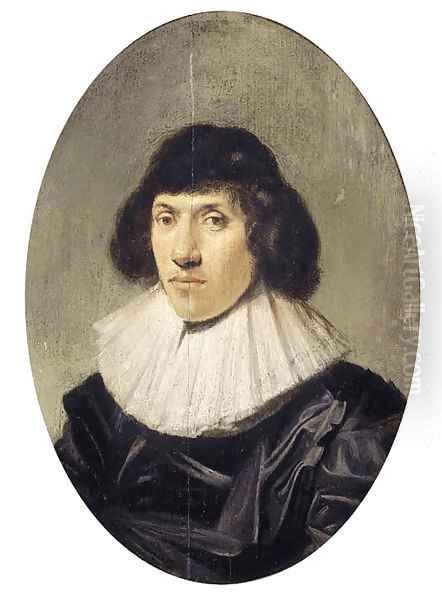 Portrait of a gentleman Oil Painting by Hendrick Gerritsz. Pot