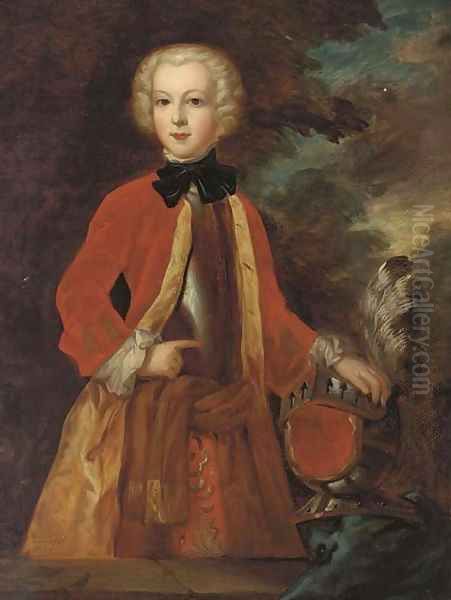 Portrait of Lord Strathnaver Oil Painting by Charles Phillips