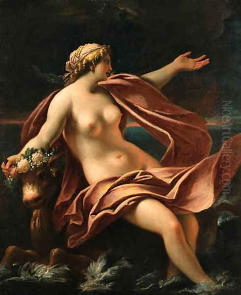 The Rape of Europa Oil Painting by Giovanni Antonio Pellegrini