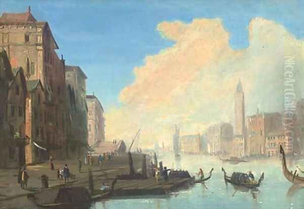 The Grand Canal, Venice Oil Painting by James Baker Pyne