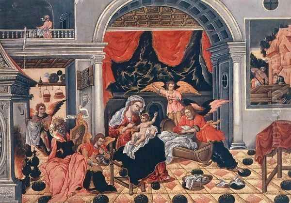 The Nativity of Christ by Theodoros Poulakis