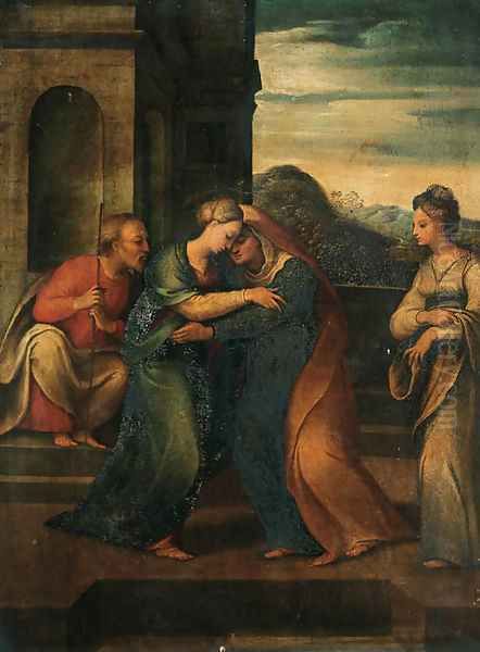 The Visitation Oil Painting by Biagio Pupini