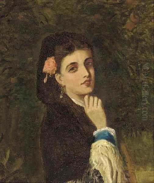 A Spanish beauty Oil Painting by John Philip