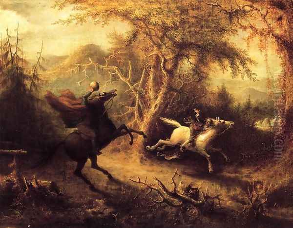 The Headless Horseman Oil Painting by John Quidor