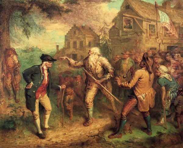 The Return of Rip van Winkle 1829 Oil Painting by John Quidor