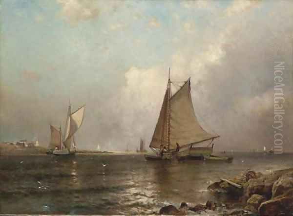 Morning, Marblehead, Massachusetts Oil Painting by Arthur Quartley