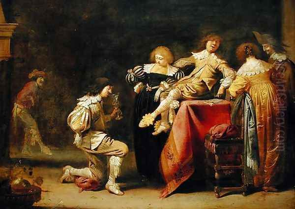 A Merry Party by Pieter Jansz. Quast