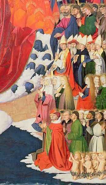 The Coronation of the Virgin, completed 1454 by Enguerrand Quarton