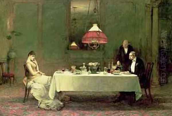 The Marriage of Convenience 1883 Oil Painting by Sir William Quiller-Orchardson