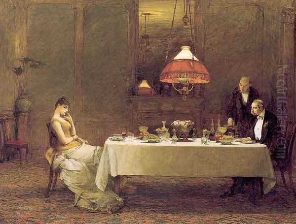 Mariage de Covenance 1884 Oil Painting by Sir William Quiller-Orchardson