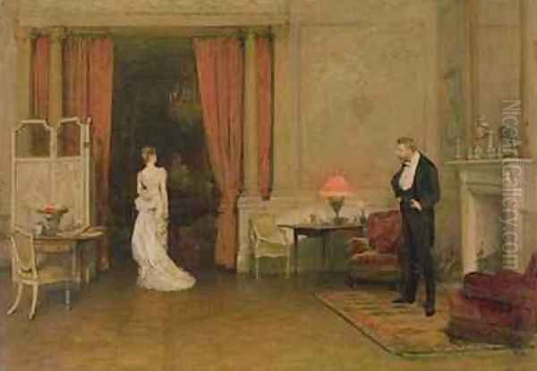 The First Cloud 1887 Oil Painting by Sir William Quiller-Orchardson